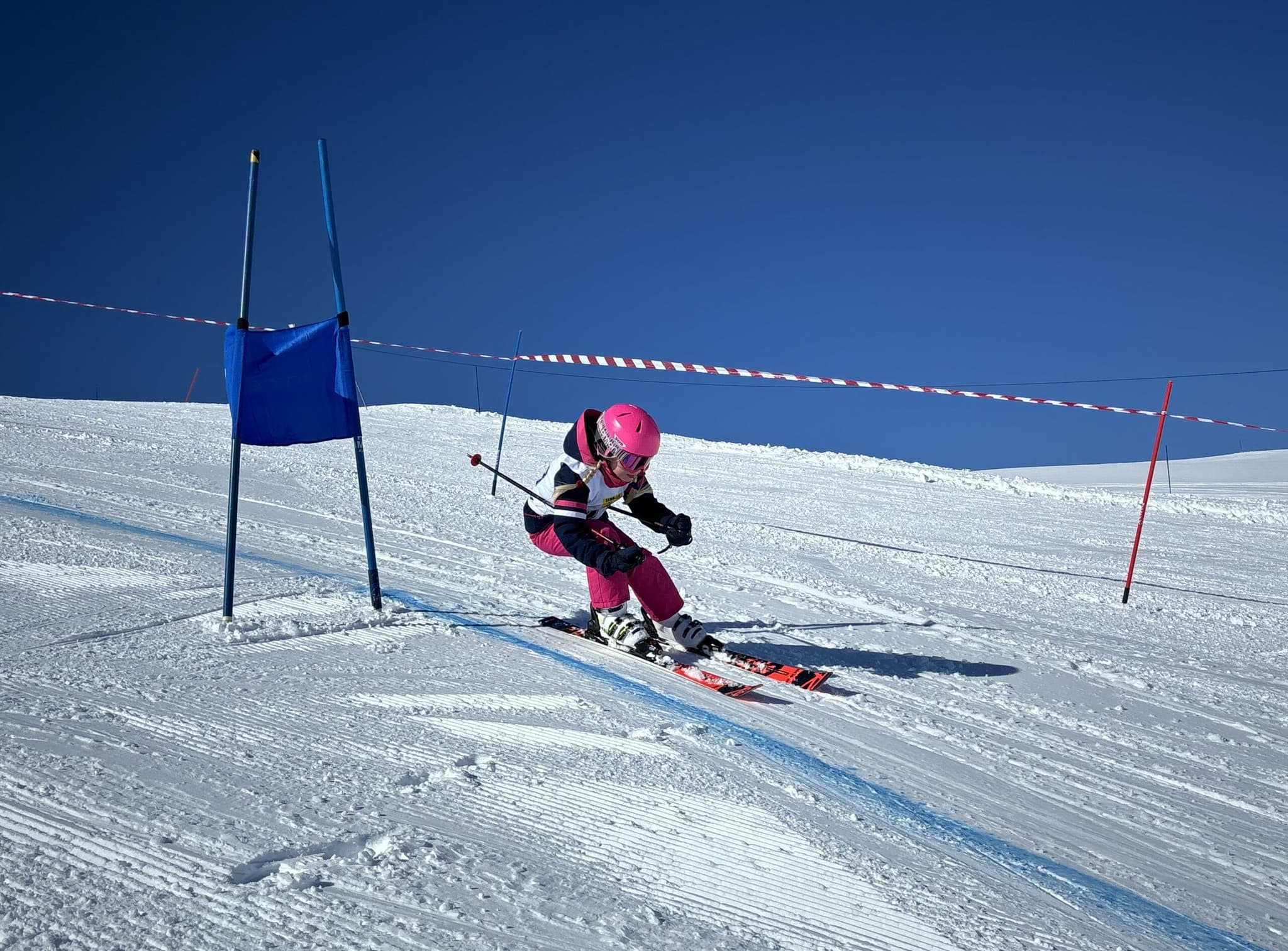 Samnanger-alpinist i fart under Samnangermeisterskapet